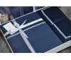 Постельное белье First Choice - VIP Pierre Navy Blue (Turkey), евро комплект